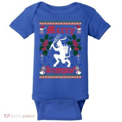 Funny Krampus Merry Krampus Ugly Christmas Gift Baby Bodysuit