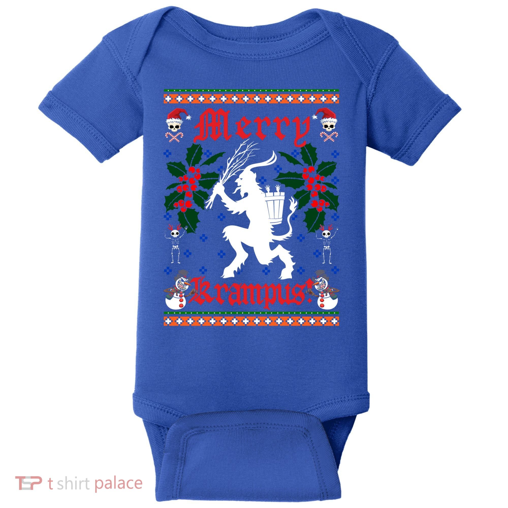 Funny Krampus Merry Krampus Ugly Christmas Gift Baby Bodysuit