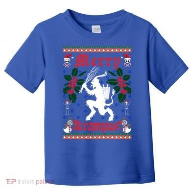 Funny Krampus Merry Krampus Ugly Christmas Gift Toddler T-Shirt