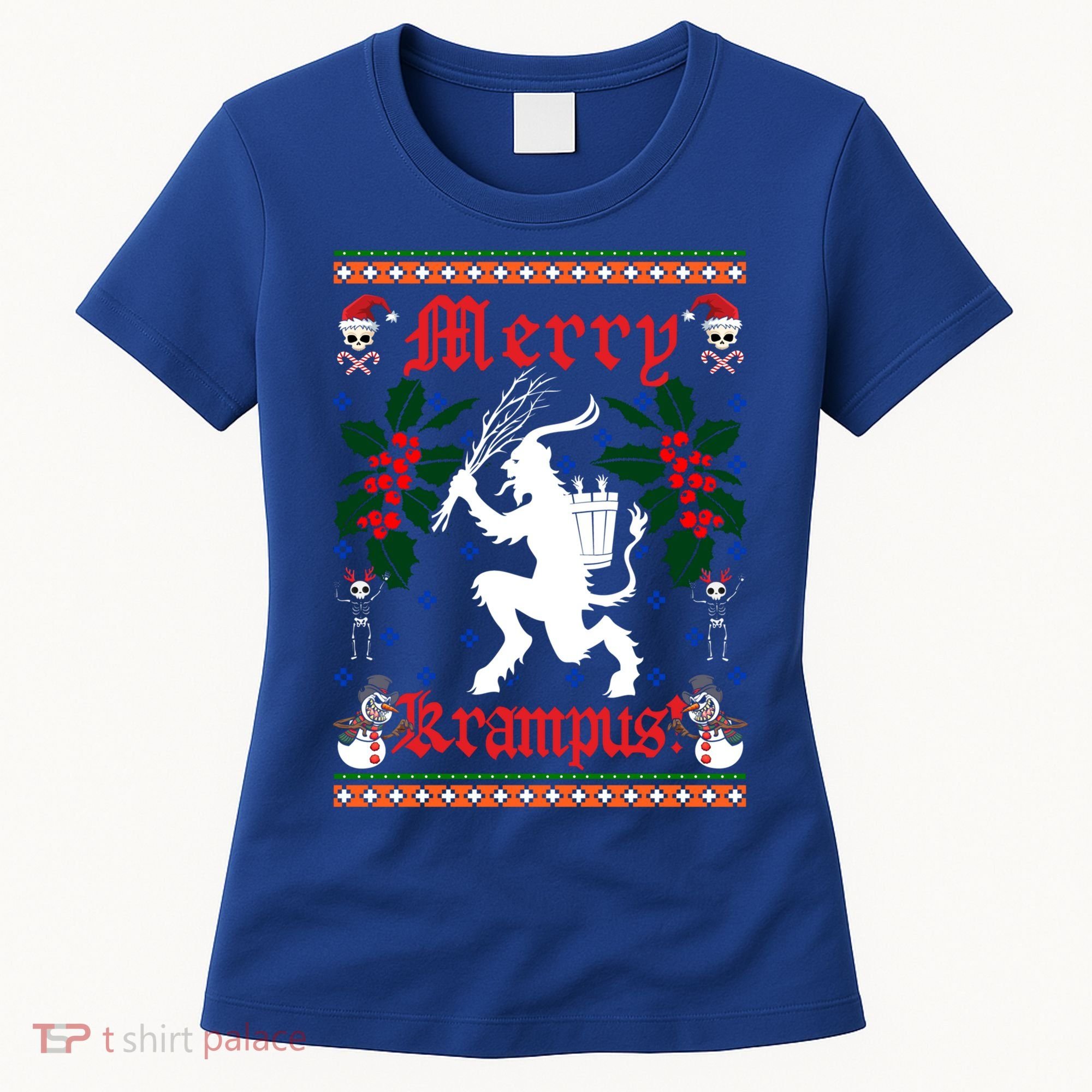 Funny Krampus Merry Krampus Ugly Christmas Gift Women's T-Shirt