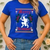 Funny Krampus Merry Krampus Ugly Christmas Gift Women's T-Shirt thumb 2