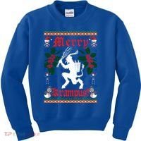 Funny Krampus Merry Krampus Ugly Christmas Gift Kids Sweatshirt thumb 0