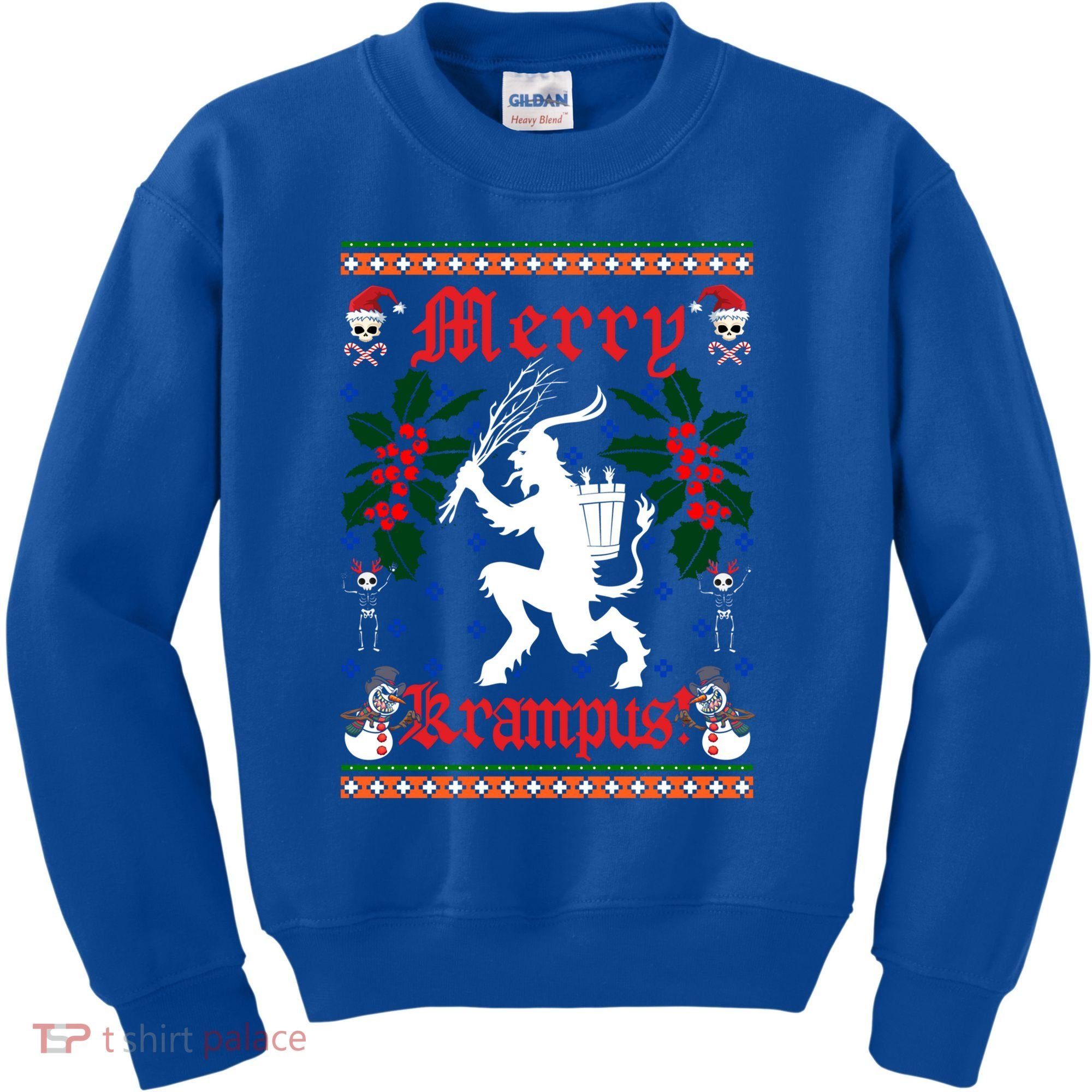 Funny Krampus Merry Krampus Ugly Christmas Gift Kids Sweatshirt