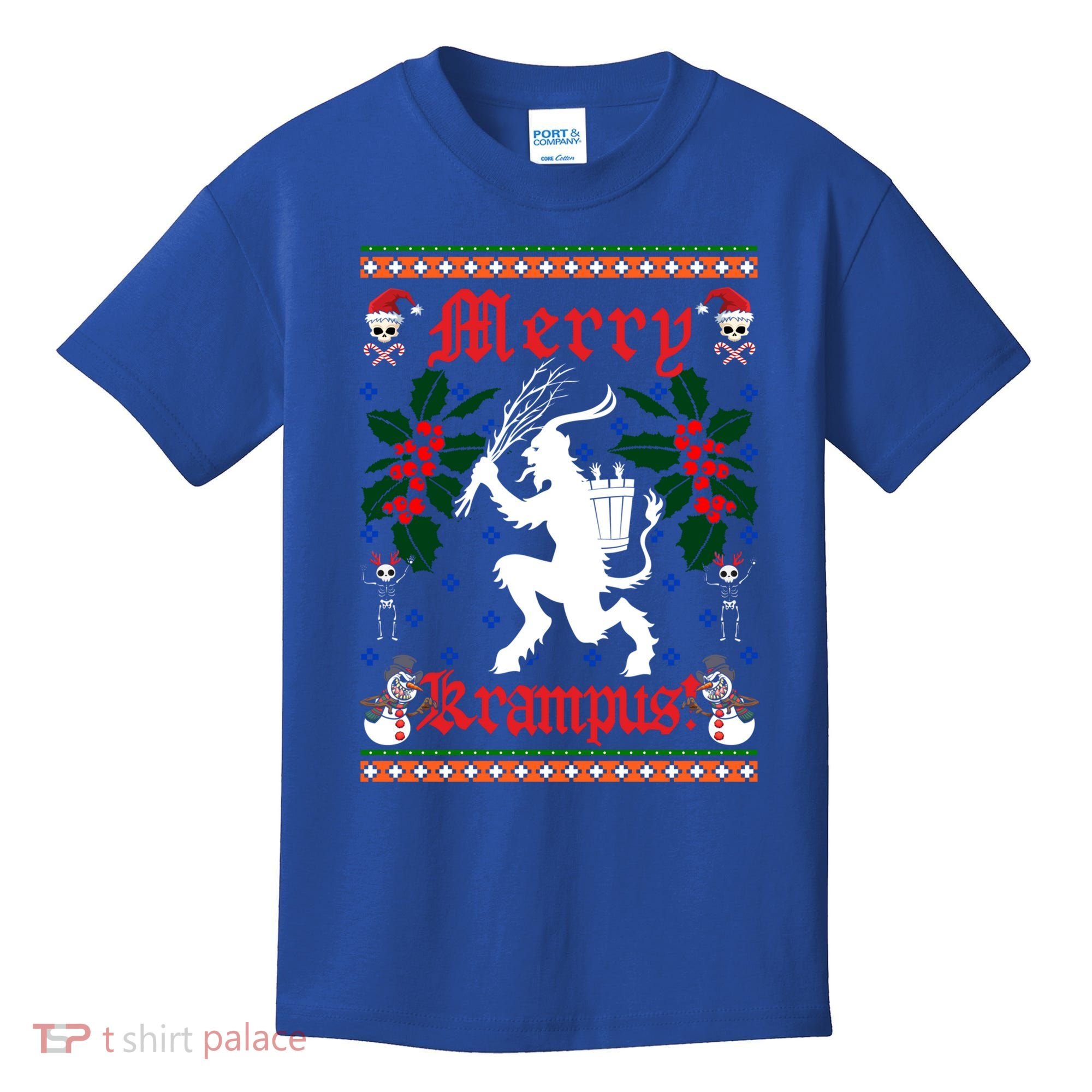 Funny Krampus Merry Krampus Ugly Christmas Gift Kids T-Shirt