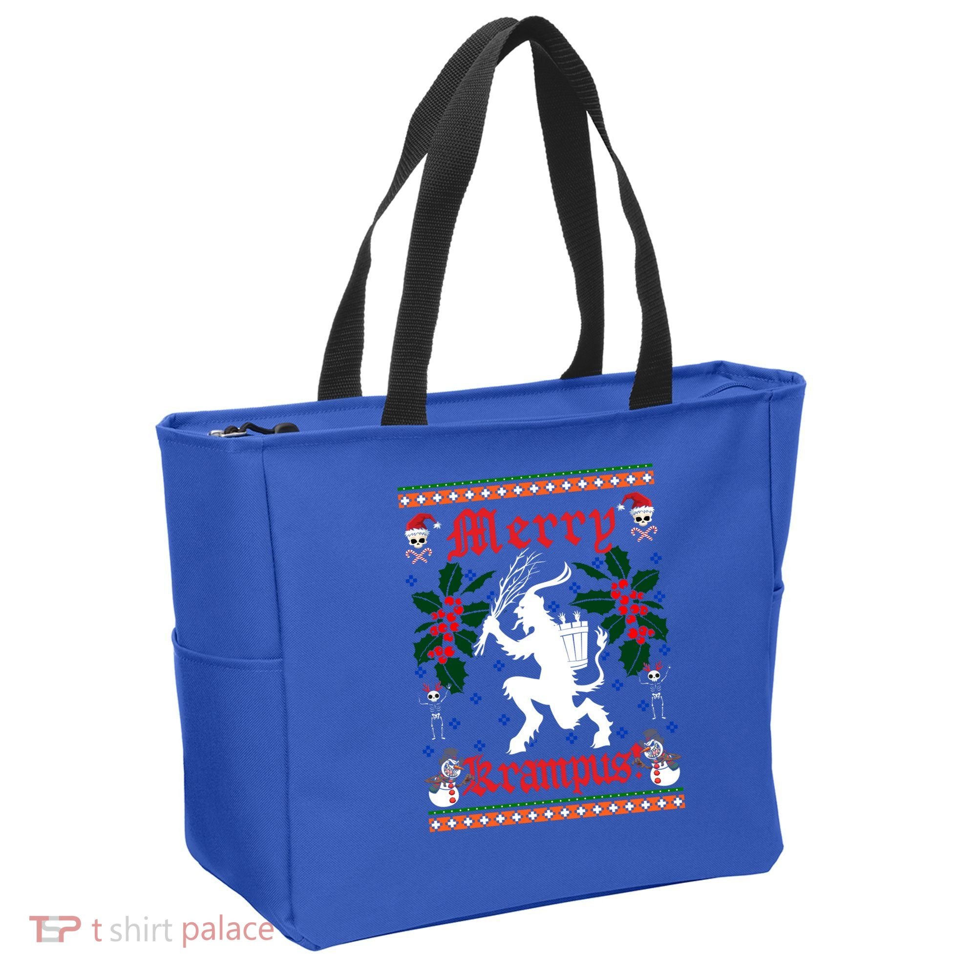 Funny Krampus Merry Krampus Ugly Christmas Gift Tote Bag