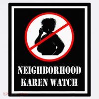 Funny Karen Neighborhood Karen Watch Women's Hoodie thumb 2