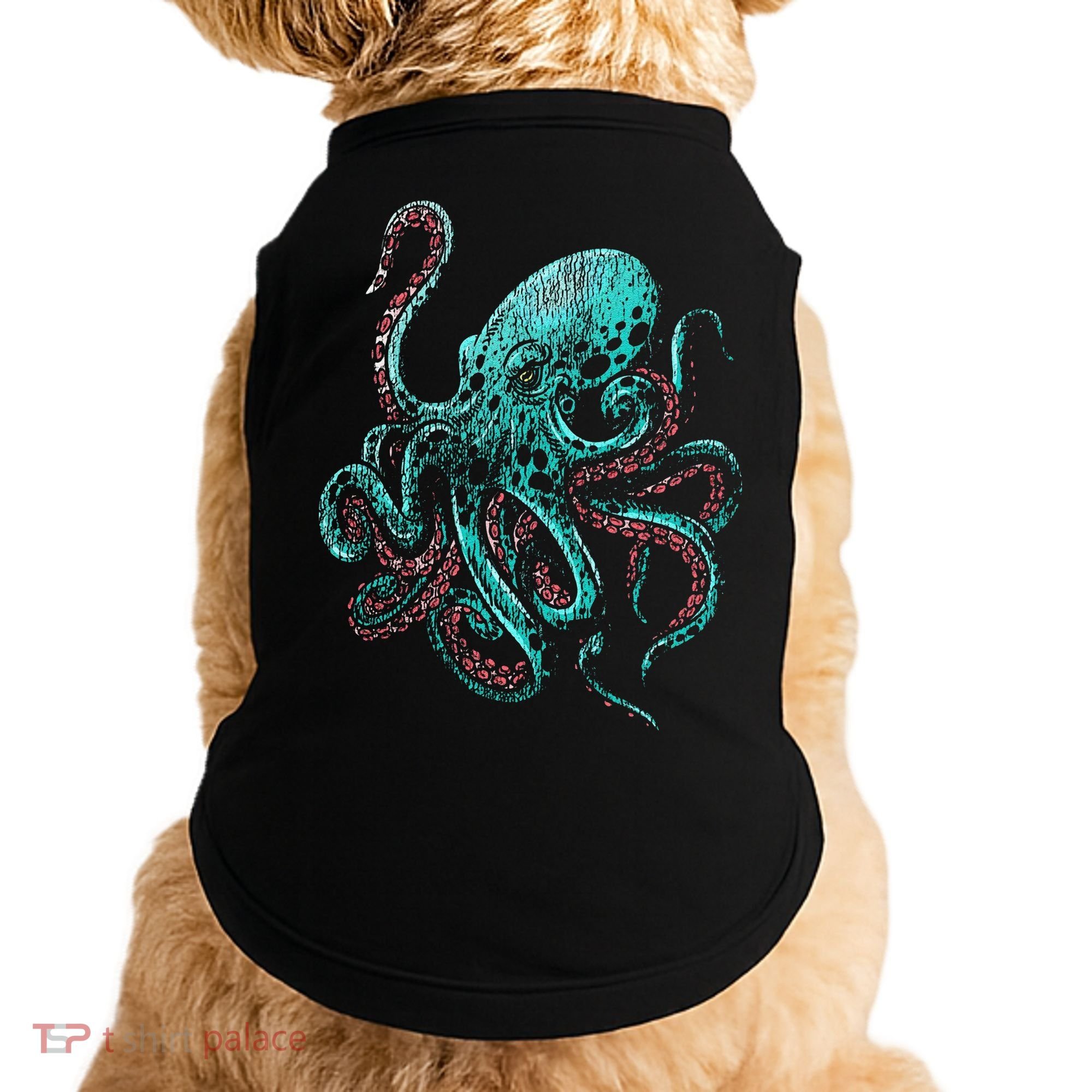Funny Kraken Octopus Gift Doggie Tank