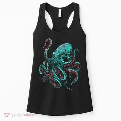 Funny Kraken Octopus Gift Women's Tank Top