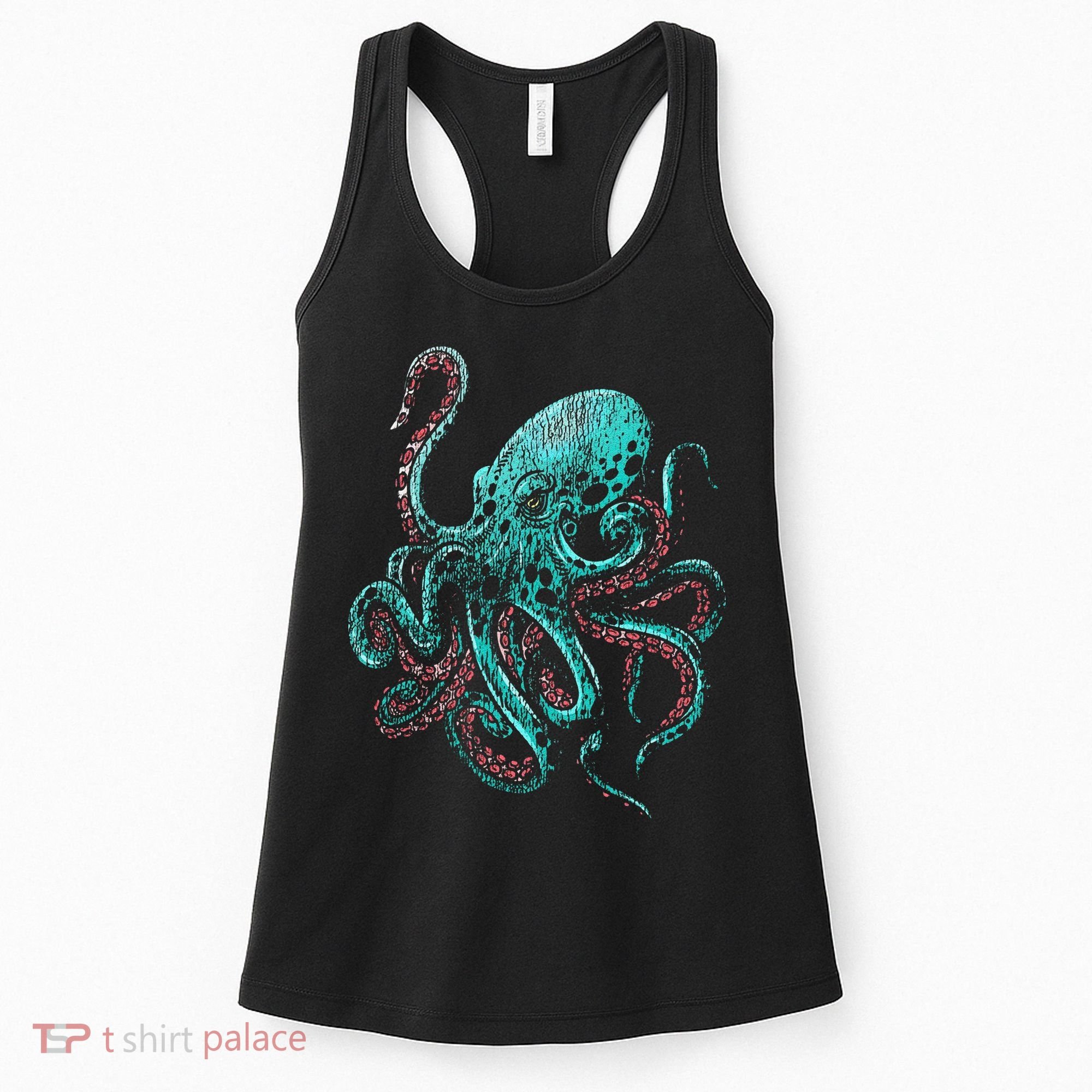 Funny Kraken Octopus Gift Women's Tank Top