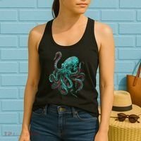 Funny Kraken Octopus Gift Women's Tank Top thumb 2