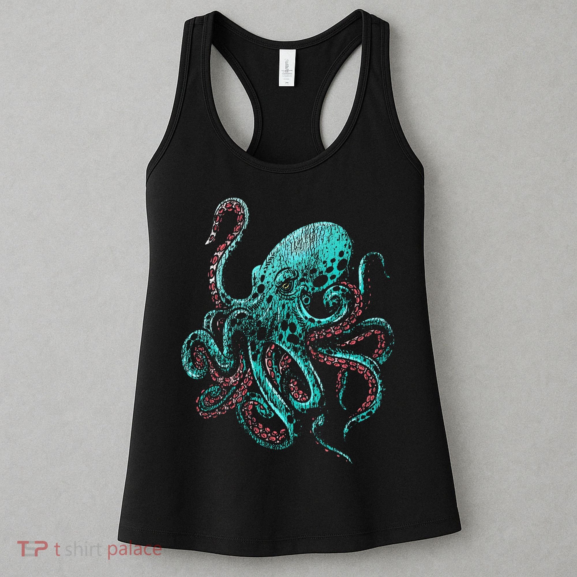 Funny Kraken Octopus Gift Women's Tank Top