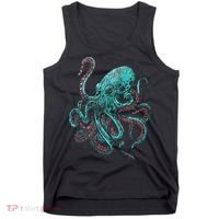 Funny Kraken Octopus Gift Tank Top thumb 0