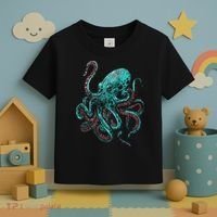 Funny Kraken Octopus Gift Toddler T-Shirt thumb 3