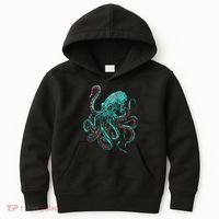 Funny Kraken Octopus Gift Kids Hoodie thumb 0
