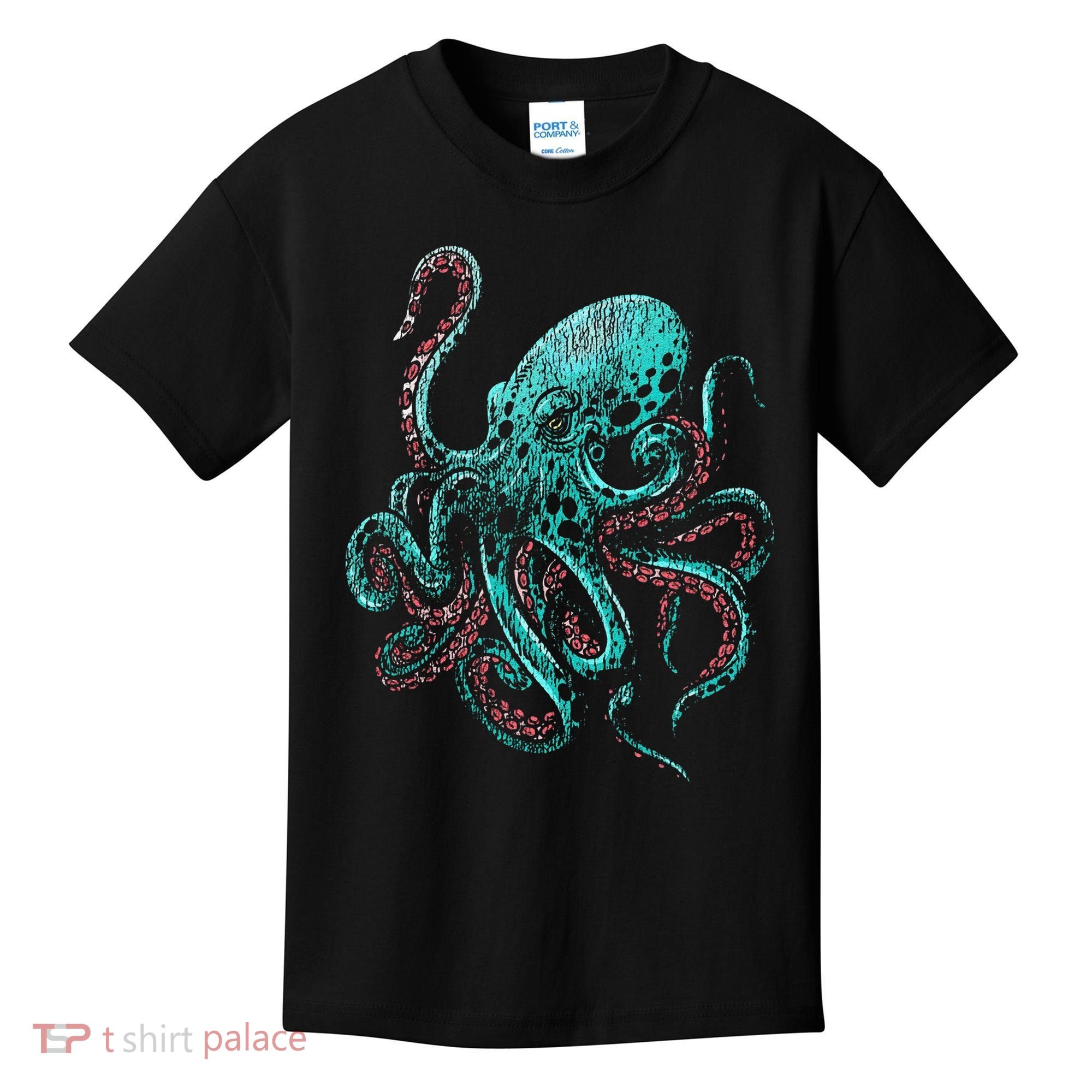 Funny Kraken Octopus Gift Kids T-Shirt