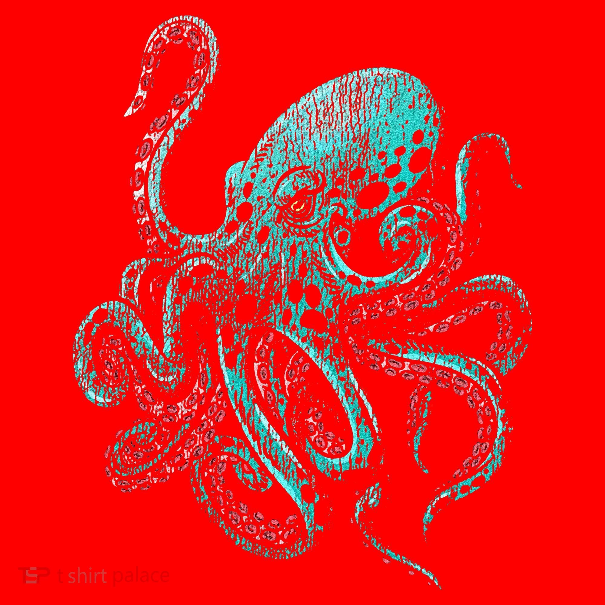 Funny Kraken Octopus Gift Santa Hat