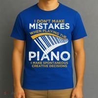 Funny Keyboard Pianist Gifts Funny Music Musician Piano Gift T-Shirt thumb 3