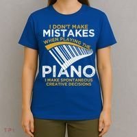 Funny Keyboard Pianist Gifts Funny Music Musician Piano Gift T-Shirt thumb 4