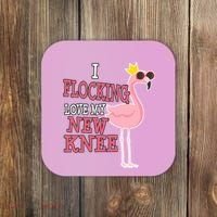 Funny Knee Replacement Surgery Get Well Coaster thumb 0