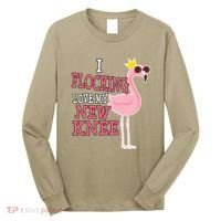 Funny Knee Replacement Surgery Get Well Long Sleeve Shirt thumb 0