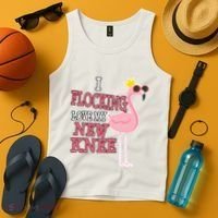 Funny Knee Replacement Surgery Get Well Tank Top thumb 4