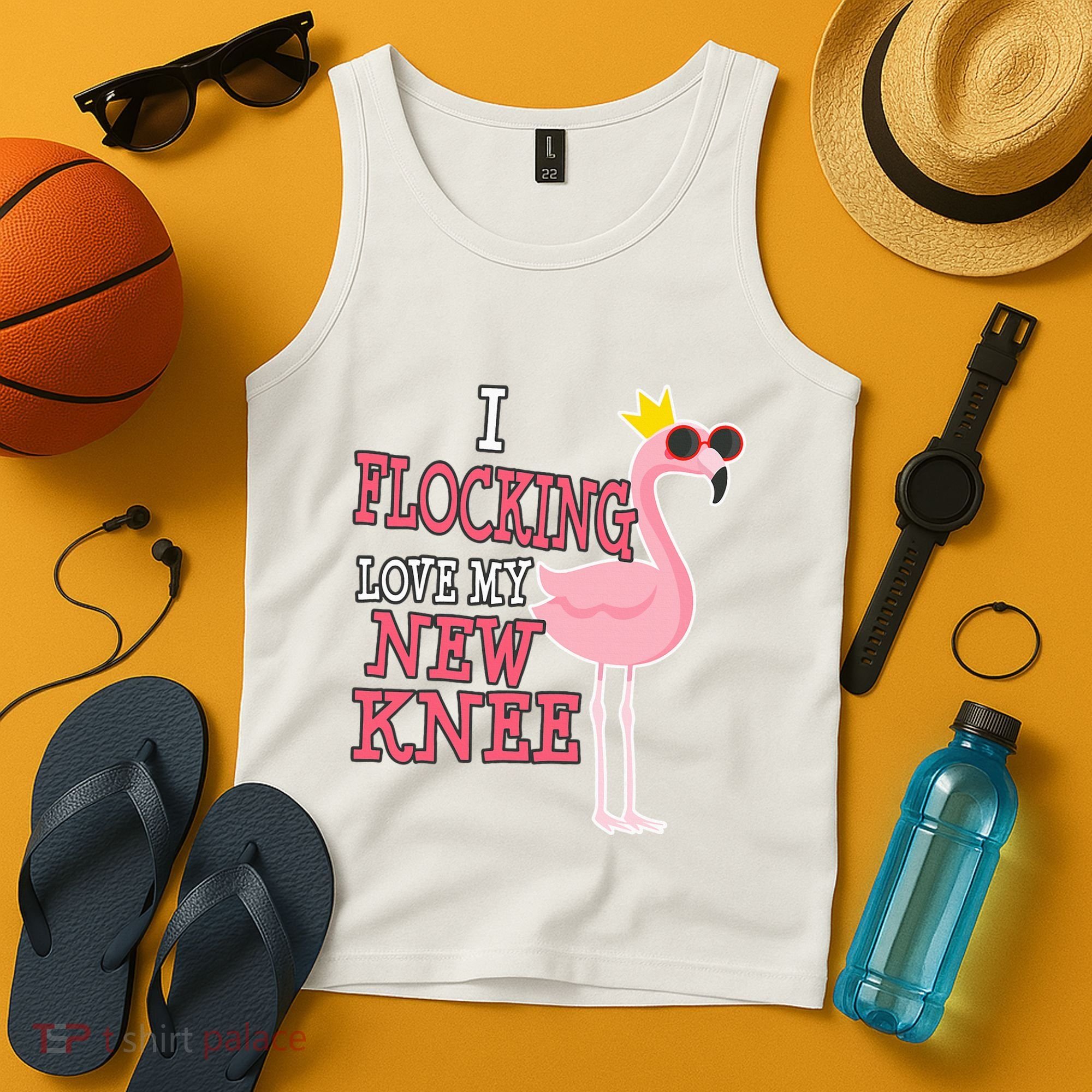Funny Knee Replacement Surgery Get Well Tank Top
