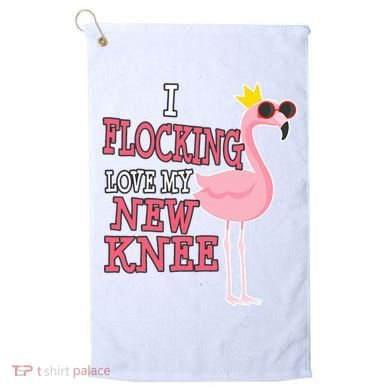 Funny Knee Replacement Surgery Get Well Golf Towel
