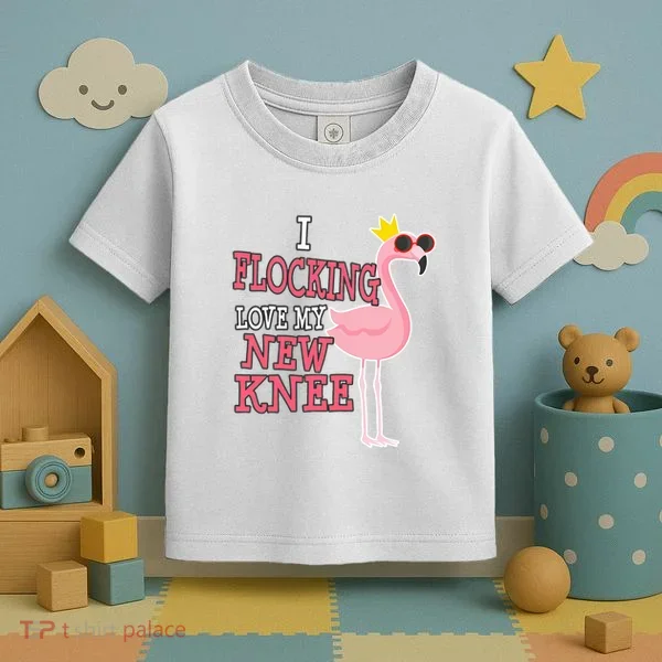 Funny Knee Replacement Surgery Get Well Toddler T-Shirt