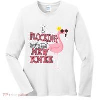Funny Knee Replacement Surgery Get Well Women's Long Sleeve Shirt thumb 0