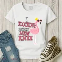 Funny Knee Replacement Surgery Get Well Women's T-Shirt thumb 3