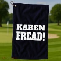 Free Karen Read Fread Karen Read Golf Towel thumb 1