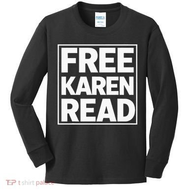 Free Karen Read Kids Long Sleeve Shirt