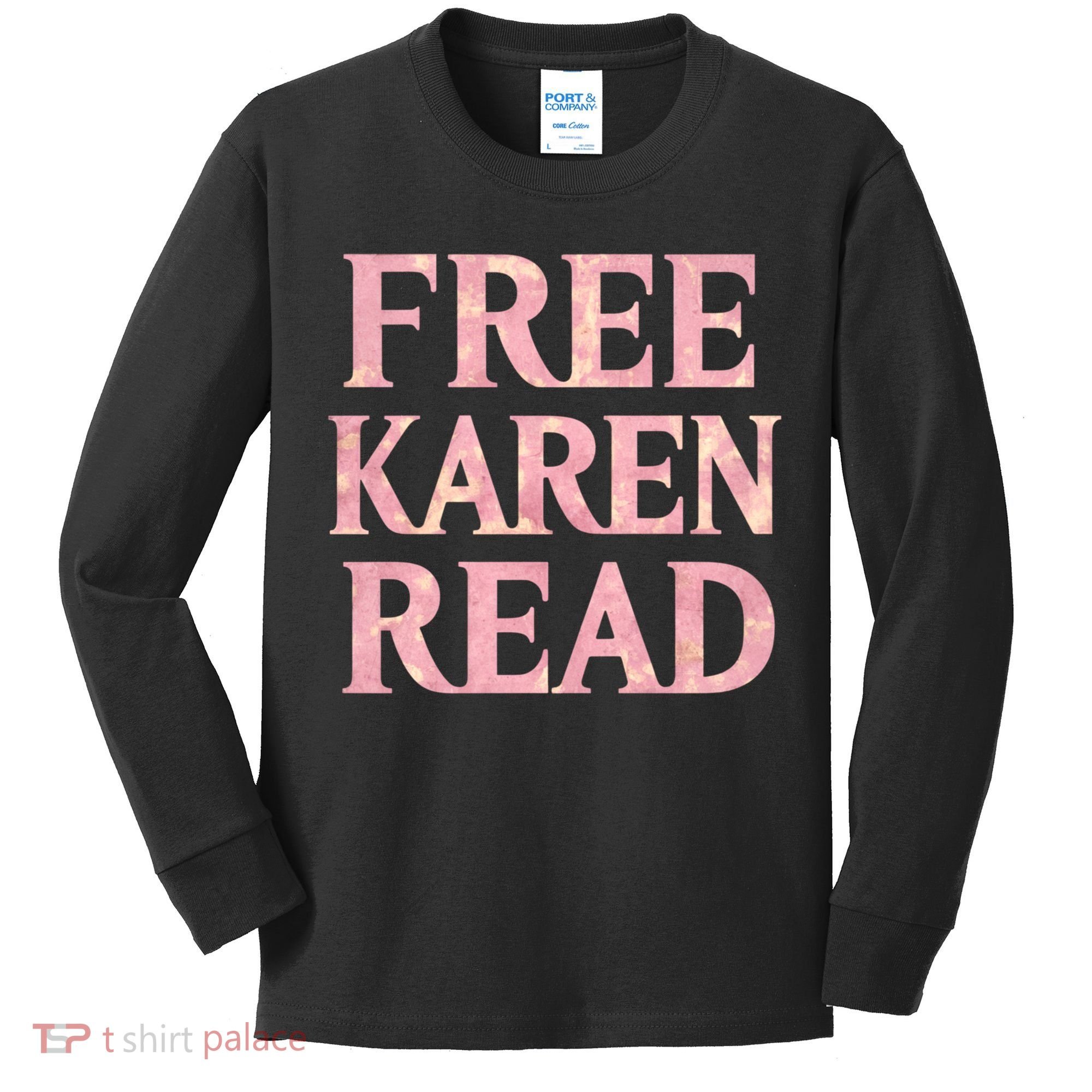 Free Karen Read Support Karen Read Kids Long Sleeve Shirt