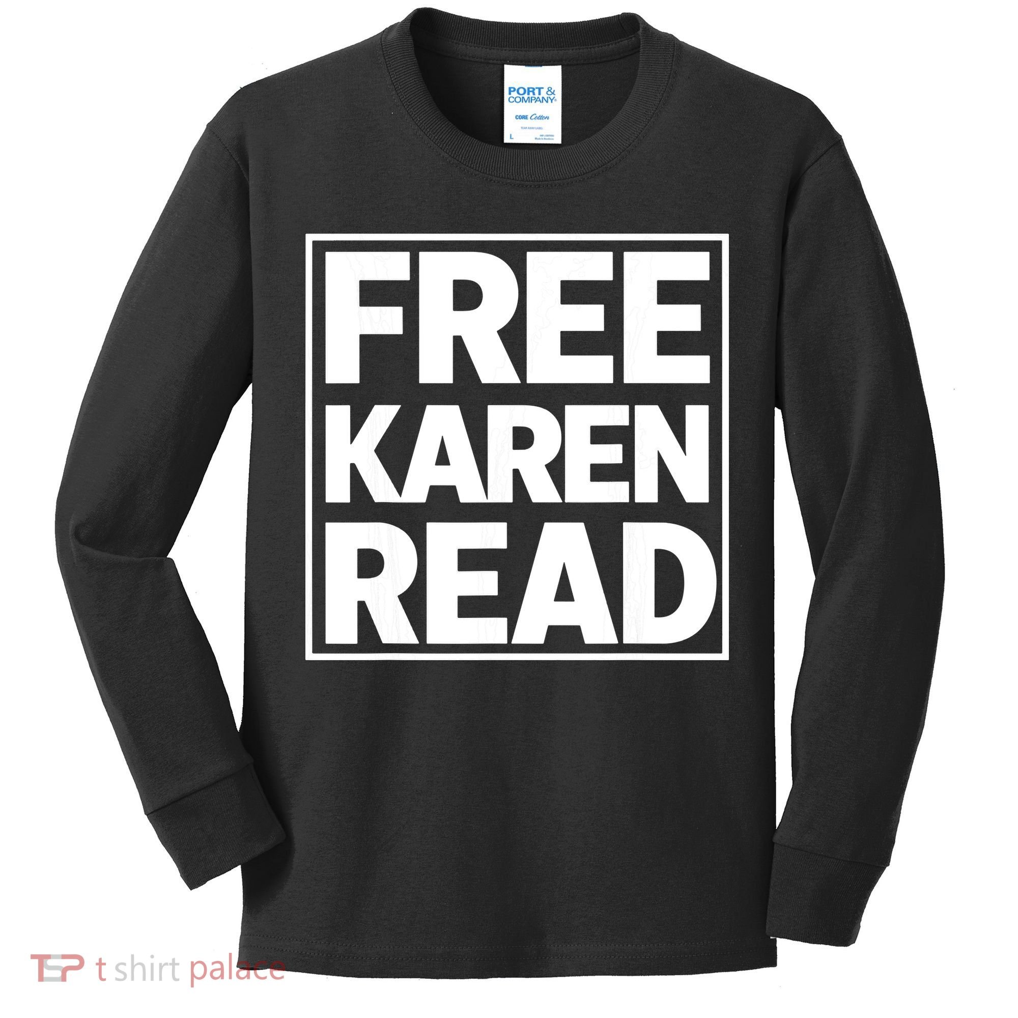 Free Karen Read Kids Long Sleeve Shirt