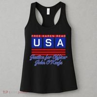 Free Karen Read Justice For Officer John OKeefe Usa America Women's Tank Top thumb 3