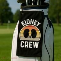 Funny Kidney Stuff Nephrology Nurse Team Renal Dialysis Tech Funny Gift Golf Towel thumb 2