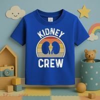 Funny Kidney Stuff Nephrology Nurse Team Renal Dialysis Tech Funny Gift Toddler T-Shirt thumb 3