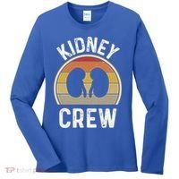 Funny Kidney Stuff Nephrology Nurse Team Renal Dialysis Tech Funny Gift Women's Long Sleeve Shirt thumb 0