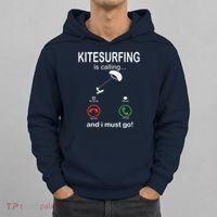 Funny Kitesurfing Shirts Kite Surfer Gift Kiteboarding Kite Hoodie thumb 0