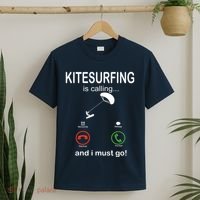Funny Kitesurfing Shirts Kite Surfer Gift Kiteboarding Kite T-Shirt thumb 2