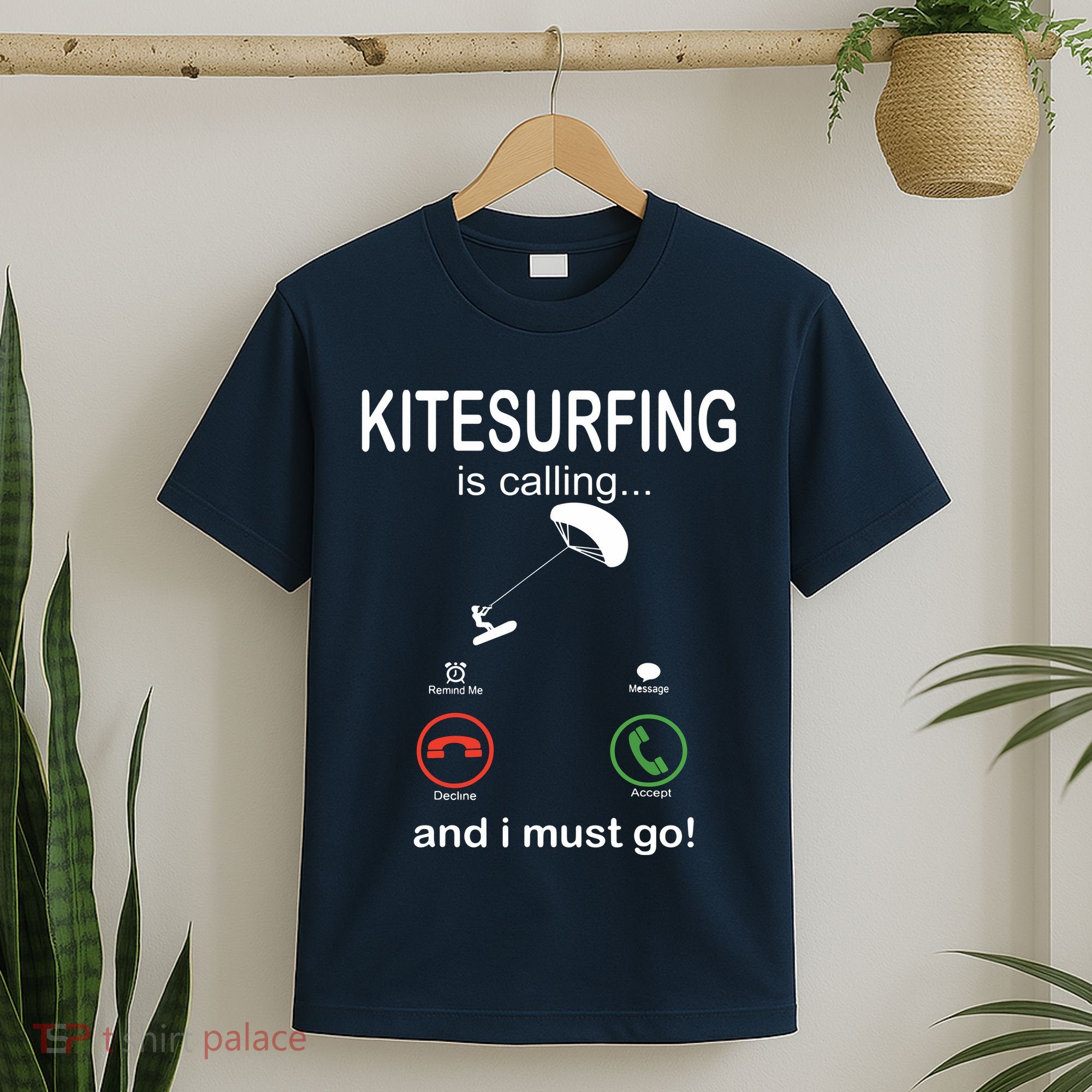 Funny Kitesurfing Shirts Kite Surfer Gift Kiteboarding Kite T-Shirt