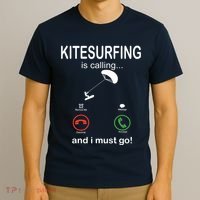 Funny Kitesurfing Shirts Kite Surfer Gift Kiteboarding Kite T-Shirt thumb 3