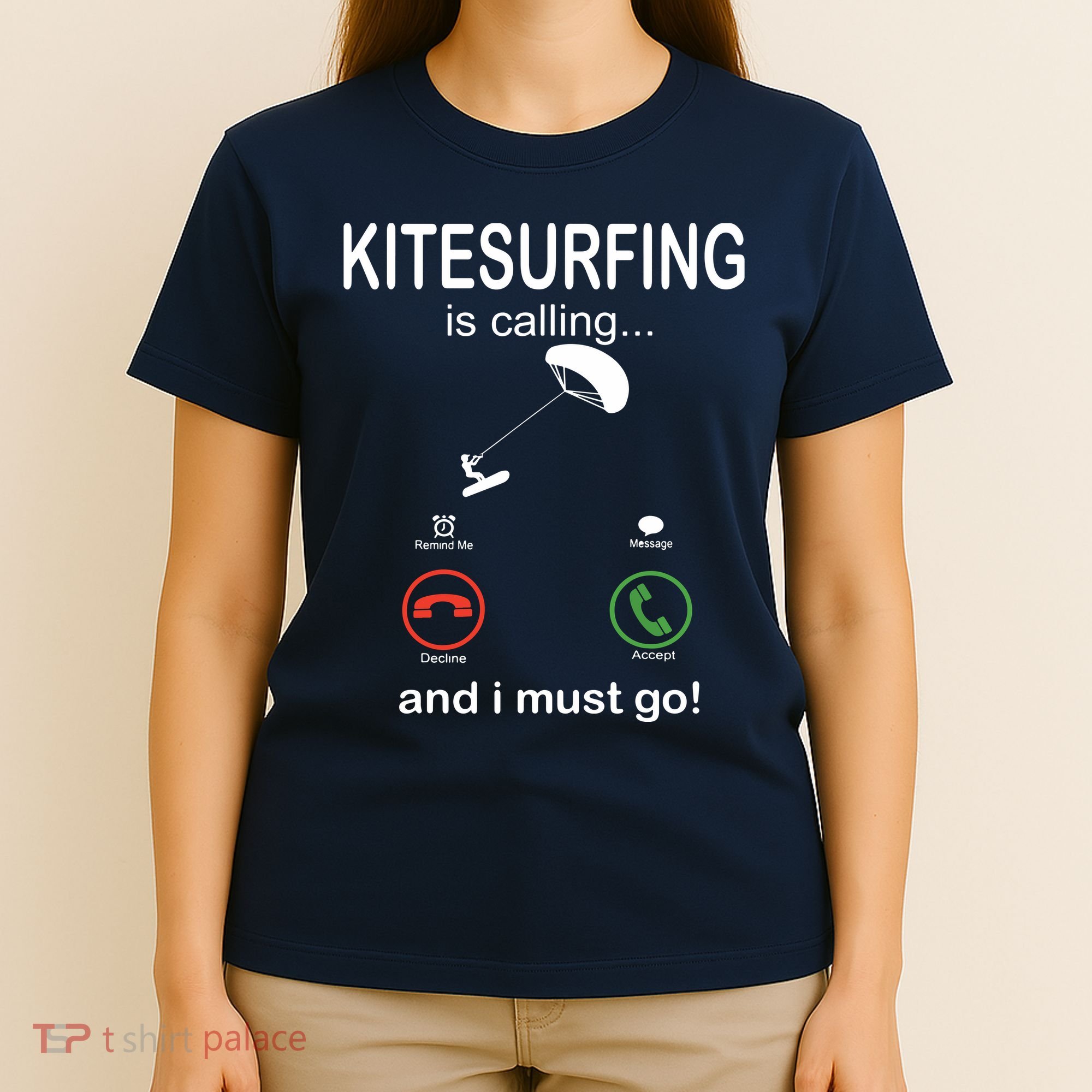 Funny Kitesurfing Shirts Kite Surfer Gift Kiteboarding Kite T-Shirt