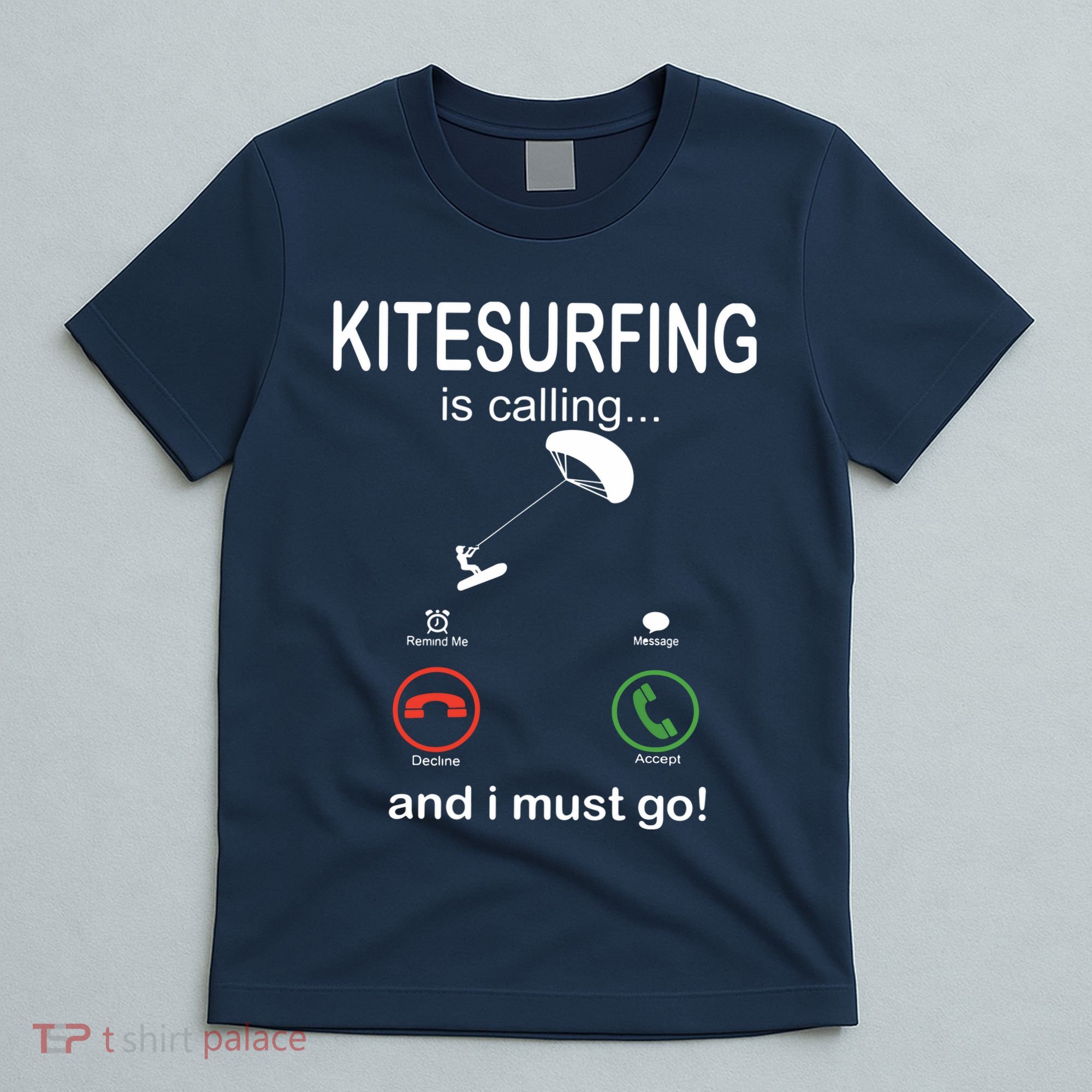 Funny Kitesurfing Shirts Kite Surfer Gift Kiteboarding Kite T-Shirt