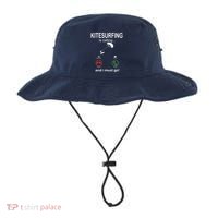 Funny Kitesurfing Shirts Kite Surfer Gift Kiteboarding Kite Bucket Hat thumb 0