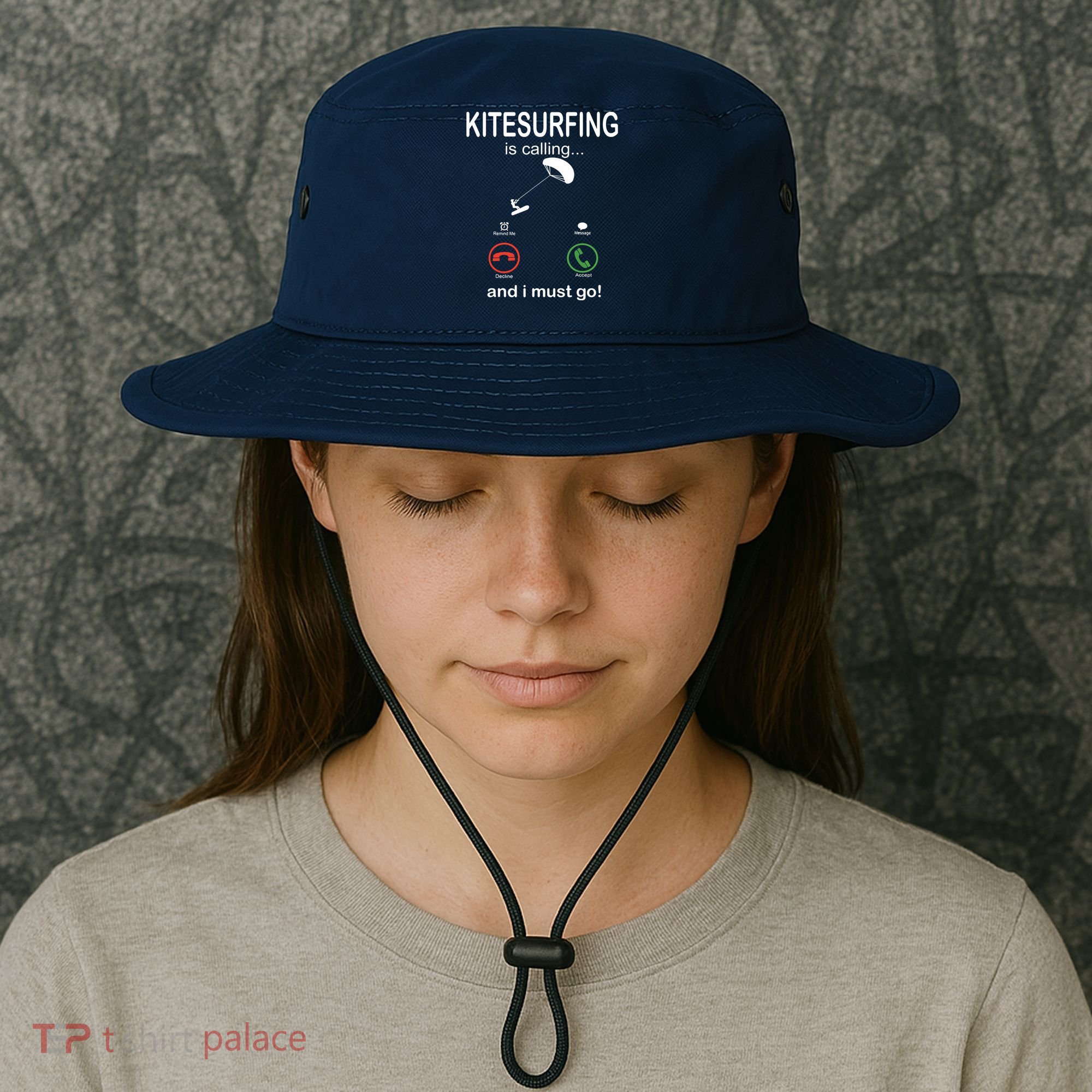 Funny Kitesurfing Shirts Kite Surfer Gift Kiteboarding Kite Bucket Hat