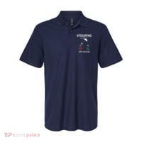 Funny Kitesurfing Shirts Kite Surfer Gift Kiteboarding Kite Polo thumb 0
