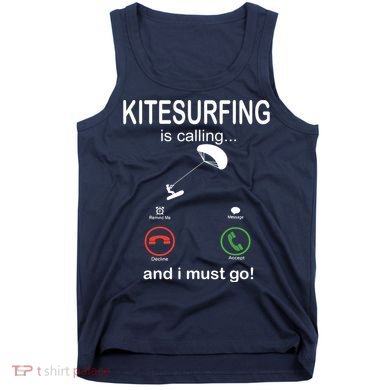 Funny Kitesurfing Shirts Kite Surfer Gift Kiteboarding Kite Tank Top