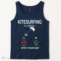 Funny Kitesurfing Shirts Kite Surfer Gift Kiteboarding Kite Tank Top thumb 2