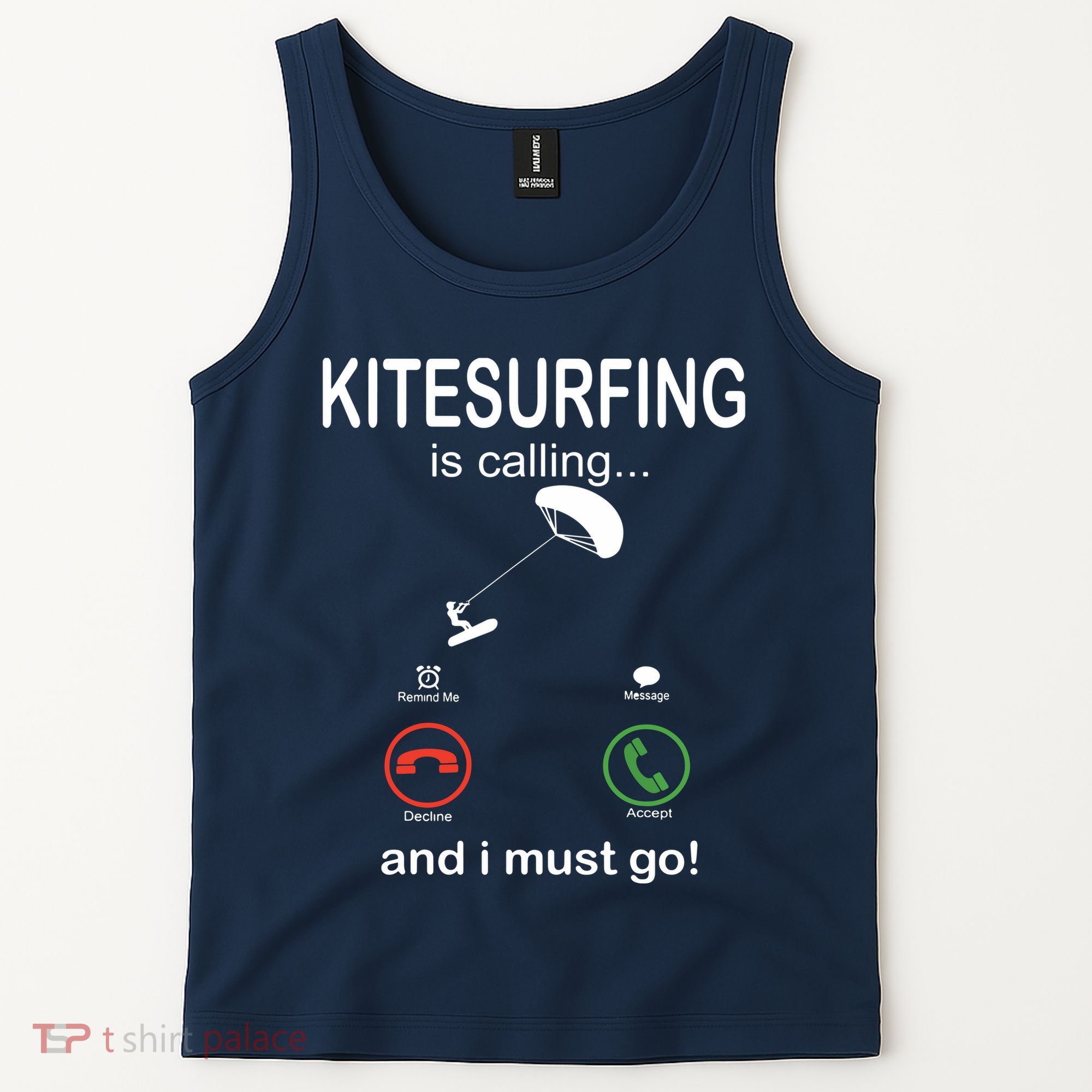Funny Kitesurfing Shirts Kite Surfer Gift Kiteboarding Kite Tank Top